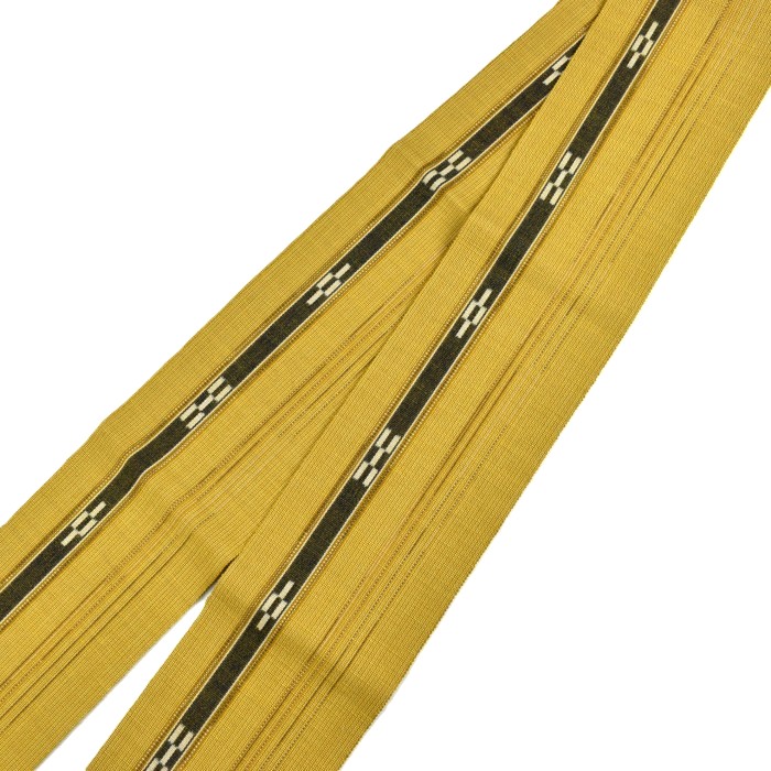 ミンサー半幅帯(オレンジ) ミンサー半幅帯 | きもの「絹や」